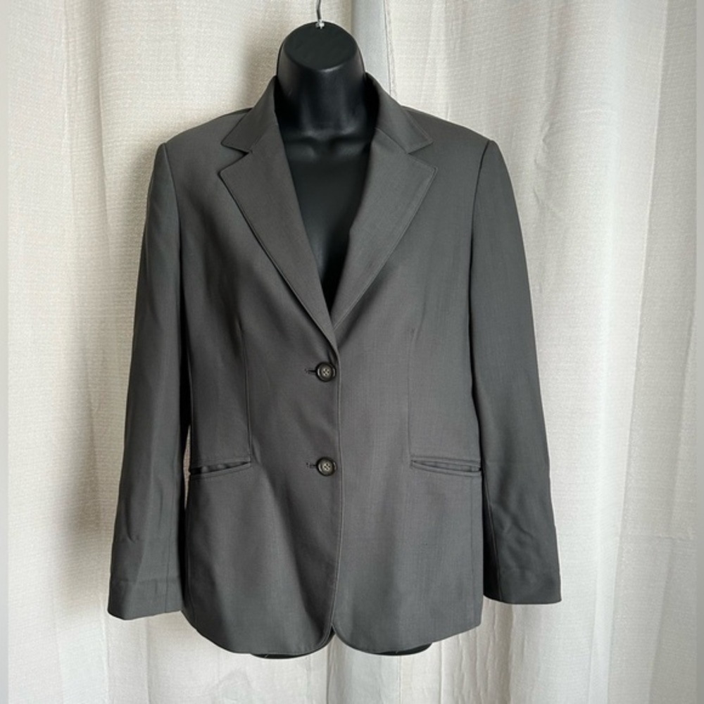 Talbots‎ Petites Blazer Made of Italian Fabric Olive green Size 6